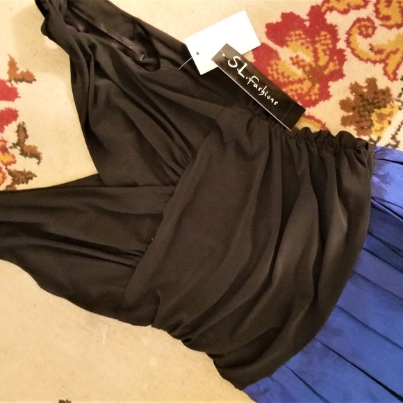 Vintage S.L. Fashions Party Dress NWT Size 8 - Picture 7 of 8